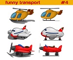 funny transport  design vector